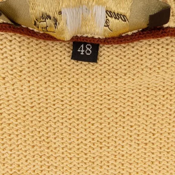 NWOT Loro Piana Mezzocollo Sweater Men's 48 (Medium) Gold - Picture 6 of 12